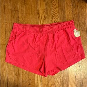 Athletic Works Melon / Coral Active Shorts XXL US 20 NWT
